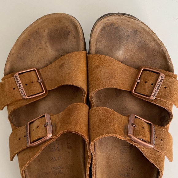 SOLD Arizona Mink Suede Birkenstocks - Picture 2 of 3